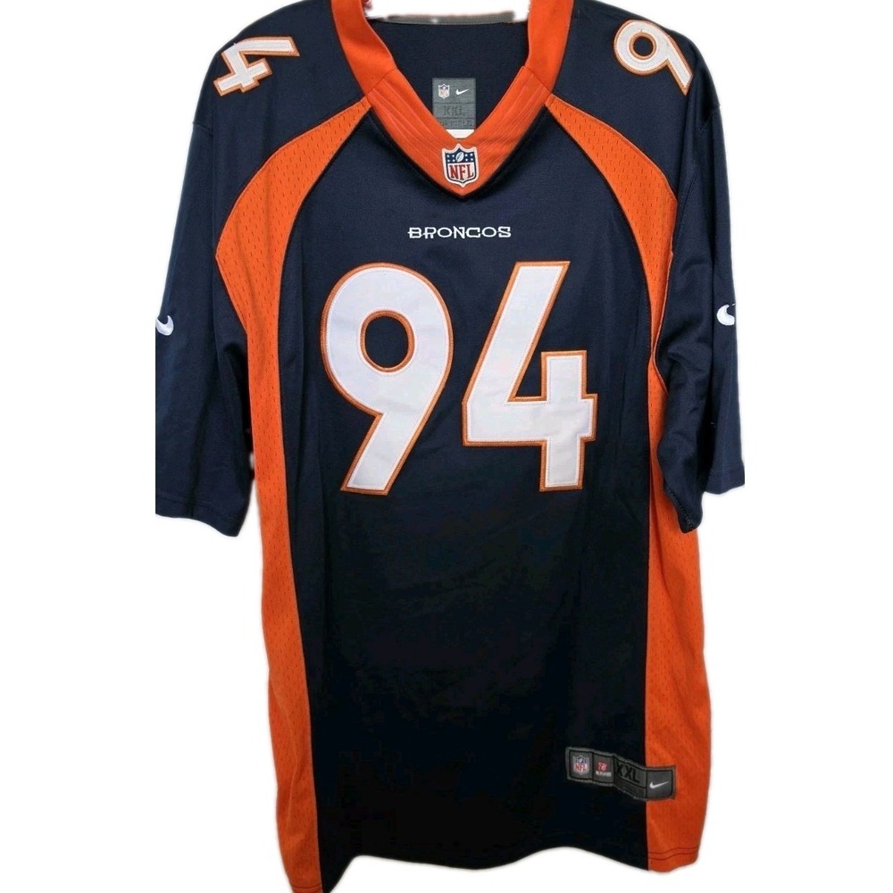 Nike On Field XXL Denver Broncos #94 Demarcus Ware NFL Football Jersey